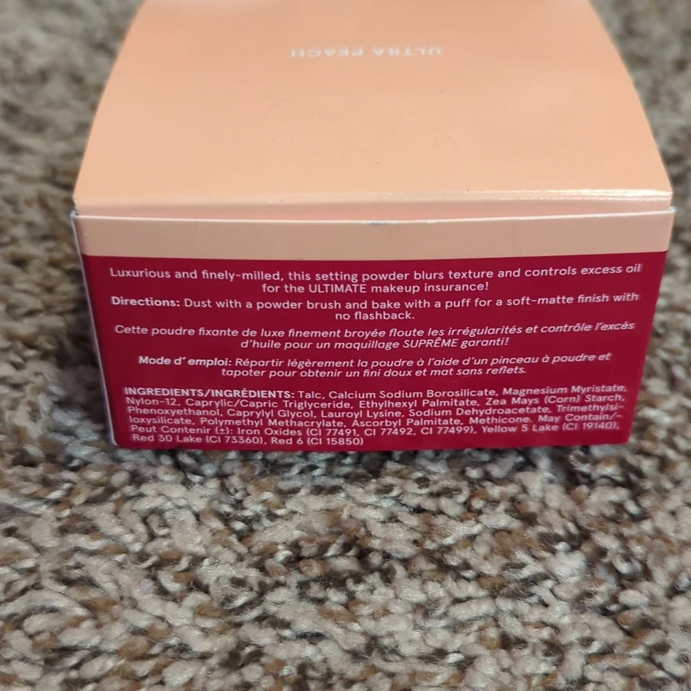 ONE/SIZE Ultra Peach Setting Powder Box - Peach & Deep Pink- REPOSH..